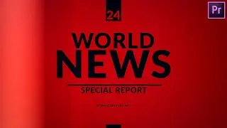 World News Promo for Adobe Premiere Pro | MOGRT