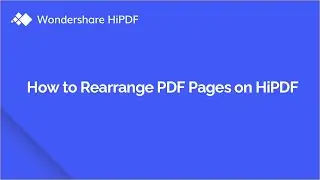 How to Rearrange PDF File for Free Online | HiPDF