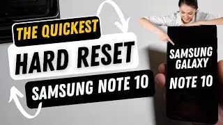 Samsung Galaxy Note 10 Hard Reset Factory Reset Wipe & Clean - The Fastest Reset Video