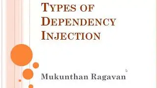 Types of Dependency Injection