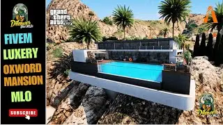 Fivem exploring Luxery oxword mansion Gta 5 mlo  mlo Fivem gang villa interior mlo Gta 5 mansion