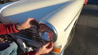 1966 Volvo 122s Amazon: Easy Peasy Headlamp Seals