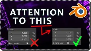 How to NORMALIZE the SCALE of an OBJECT in Blender and why its important