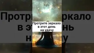 Протрите зеркало в этот день на удачу#shorts