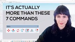 Sketchup - Edit / modification commands, hidden commands, and other handy tips!