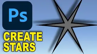 Create Stars Using Polygon Tool In Photoshop | How To | Properties Panel | Graphicxtras