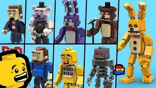 FNAF Into the Pit: How to make LEGO Figures