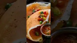 Dosa - The best Street Food of India #dosa #streetfood #indianstreetfood