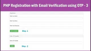 PHP Registration with Email Verification using OTP - 3