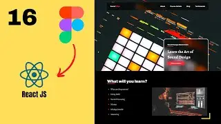 Figma To React JS | Build A Modern Responsive Website - Connect To Sanity IO