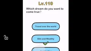 Brain Out level 110 Which dream do you want to come true