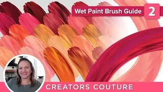 Wet Paint Mixer Brush Basics for Photoshop and how sample from the ready-made color palettes