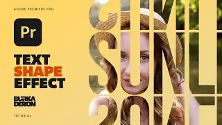 Text Shape Effect Tutorial in Adobe Premiere Pro