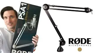 Unboxing and Setting Up the RØDE PSA1 Swivel Mount Studio Microphone Boom Arm