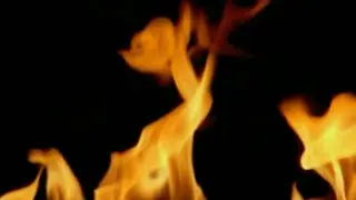 Green screen fire burning realistic fx effect with voice effect. Green screen fire flame.