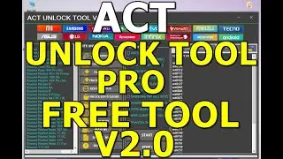 ACT Unlock Tool Pro V2.0 Unlock All MTK Device Supported No matter model, no matter chipset