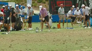 Wyndham Championship leader says Tropical Storm Debby could delay tournament