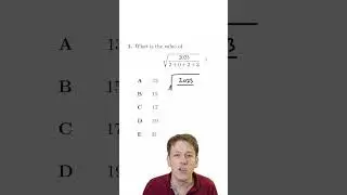 Senior Maths Challenge 2023 | Question 1