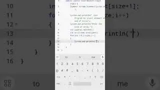 Java program to insert element at the end of array #java  #programming #codingguru #youtubeshorts 😎😎