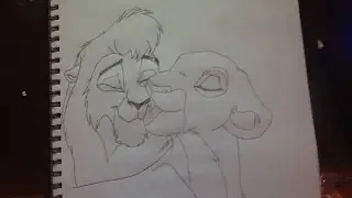 The Lion King | Drawing Kovu and Kiara