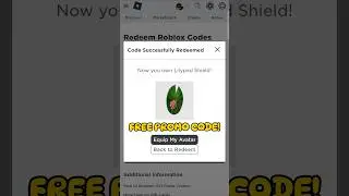 Get This Free Promo code Now! #roblox #shorts