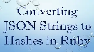 Converting JSON Strings to Hashes in Ruby