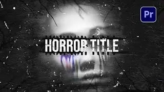 Horror Title Animation - Premiere Pro Template