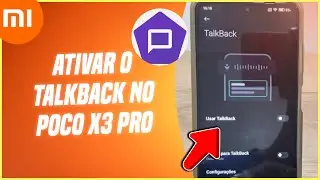 Como ativar o Talkback no Poco X3 PRO - Passo a passo