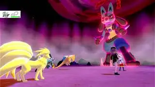 Pokemon Sword (PC) - Battling Dynamax Lucario