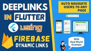 Firebase Dynamic Links || DeepLinking in Flutter using Firebase || Auto Navigate Users to any Page