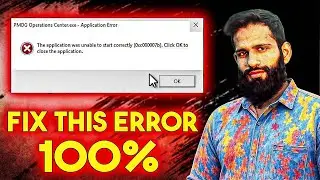 The application was unable to start correctly 0xc000007b in Windows 11 - 10-8-7 - How To Fix Error ✅