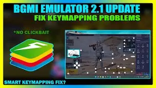 BGMI EMULATOR 2.1 new update BLUSTACKS5 FIX ALL PROBLEMS  LIVE | bgmi 2.1 keymapping fix