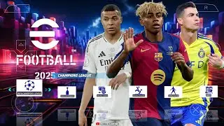 eFootball PES 2025 PPSSPP ORIGINAL OFFLINE DOWNLOAD| PES 25 PSP UPDATE FULL KITS 25 & TRANSFERS