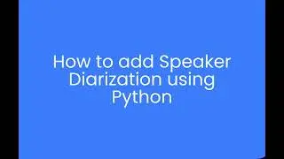 Speaker Diarization: How to detect different speakers in an audio recording