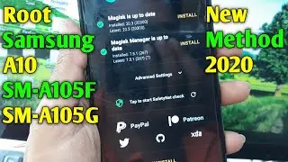 How To Root Samsung A10 SM-A105G/SM-A105F | Root Samsung A10 SM-A105F/SM-A105G Android 9 Pie 2020