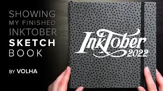 INKTOBER 2022 sketchbook tour