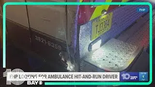 With patient onboard, Polk County Fire ambulance involved in hit-and-run crash on I-4