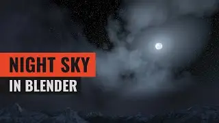 Making a Night Sky in Blender