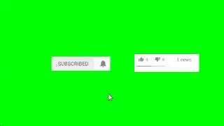 Like and Subscribe Green Screen + Free Download Full HD #1