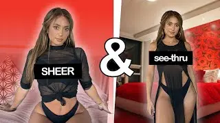 HOT sheer and see-thru try on haul 😍 || Toni Camille