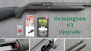 Remington V3 Upgrade (GG&G Bolt Handle, HI-VIZ Sight, NDZ Magazine Follower)