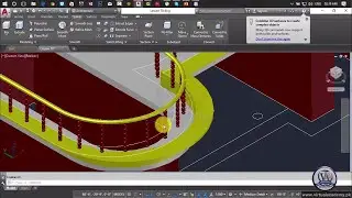 How to Make 3d roof in AutoCAD | 3D Railing in AutoCAD | 3D House modeling in Autocad | Lesson 71