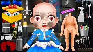 [ASMR|스톱모션] Poppy Playtime Animation Cursed Doll Repair 🎃👻| Huggy Wuggy | Robot repair