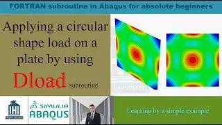 An example for Dload subroutine in Abaqus