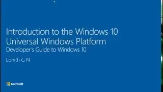 Introduction to Development of Universal Windows Apps