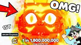 OMG! 🔥🌋 I GOT *HUGE INFERNO CAT* (1 in 1,800,000,000) & MAXED OUT in Pets GO!