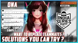 How to Replace Teammate in BGMIndia Series Tournament | No Reply from BGMI Esports | Official Method