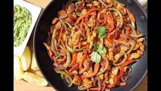 Quick and EASY Chicken Fajitas Recipe