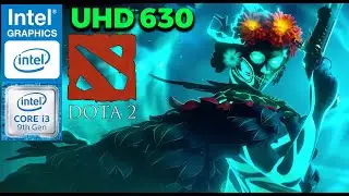 DOTA 2 - i3 9100 INTEL UHD 630 720p Gameplay