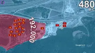 Battle of Thermopylae in 1 minute using Google Earth